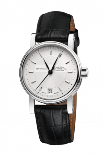 Muhle-Glashutte Teutonia II Medium Silver / Strap M1-30-25-LB