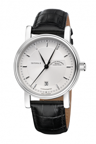 Muhle-Glashutte Teutonia II Chronometer Silver / Strap M1-30-45-LB