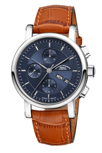 Muhle-Glashutte Teutonia II Chronograph Blue / Strap M1-30-92-LB