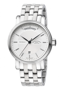 Muhle-Glashutte Teutonia II Tag/Datum Silver / Bracelet M1-33-65-MB
