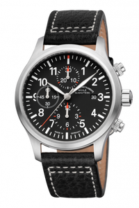 Muhle-Glashutte Terrasport I Chronograph Black / Strap M1-37-74-LB