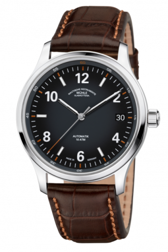 Muhle-Glashutte Lunova Datum Black / Strap M1-43-16-LB